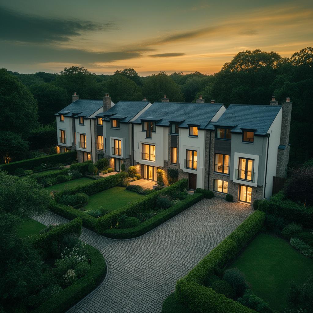 Premium UK property estate background